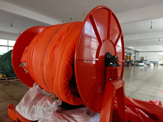 Inflatable Oil Booms Higher Buoyancy Self-Inflating Pressure Inflated Small Size